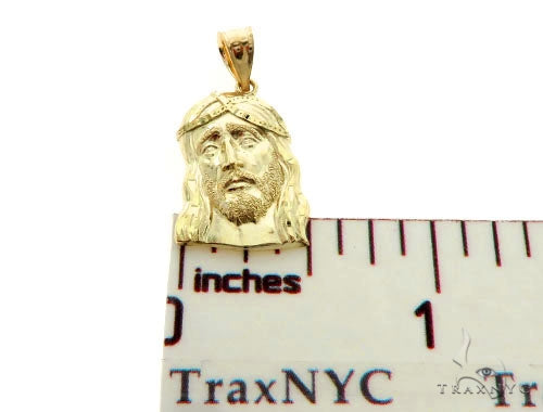 10K Gold Jesus Pendant S 57071 - Image 6