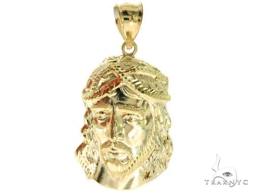 10K Gold Jesus Pendant S 57092 - Image 1