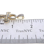 10K Gold Micro Pave Diamond Ankh Cross Crucifix 63627 - Image 6