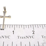 10K Gold Micro Pave Diamond Small Nail Cross Pendant 63616 - Image 7