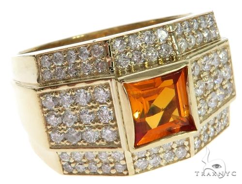 10K Yellow Gold Prong Diamond Band 63467 - Image 1