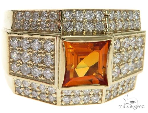 10K Yellow Gold Prong Diamond Band 63467 - Image 2