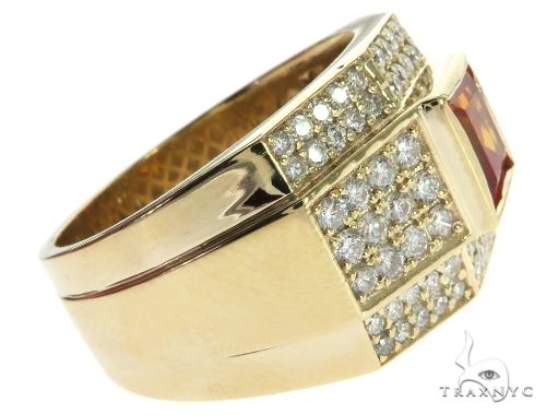 10K Yellow Gold Prong Diamond Band 63467 - Image 4