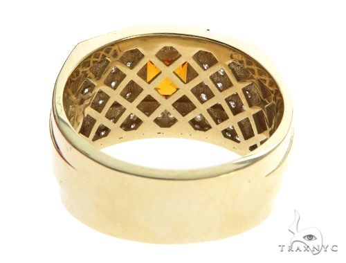 10K Yellow Gold Prong Diamond Band 63467 - Image 6