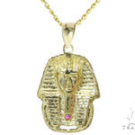 Small Pharaoh Pendant 20, 24 Inches Cuban Chain Set 56883 - Image 3