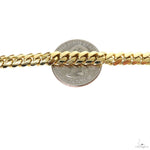 10K Yellow Gold Solid Miami Cuban Link Chain 24 Inches 7mm   66416 - Image 5