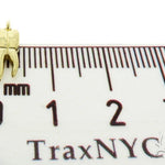 10K Yellow Gold Tooth Pendant Box Link Chain Set 57226 - Image 8