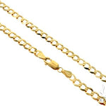 10k Yellow gold Curb Link Chain 5mm 20 Inches   63794 - Image 1