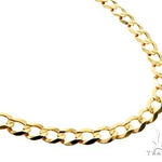 10K Yellow Gold Curb Link Chain 22 Inches 5mm   67264 - Image 2