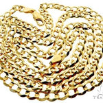 10K Yellow Gold Curb Link Chain 22 Inches 5mm   67264 - Image 4