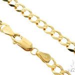 10K Yellow Gold Curb Link Chain 22 Inches 5mm   67264 - Image 5