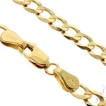 10K Yellow Gold Curb Link Chain 28 Inches 4mm 63792 - Image 5