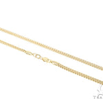 10k Yellow gold Hollow Franco Link Chain 2mm  20 Inches   57649 - Image 2
