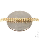 10k Yellow gold Hollow Franco Link Chain 2mm  20 Inches   57649 - Image 3