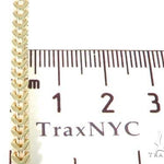 10K Yellow Gold  Hollow Franco Link Chain 20 Inches 3.5mm 65831 - Image 5