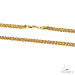 10k Yellow Gold Hollow Franco Link Chain 30 Inches 3mm   57645 - Image 3