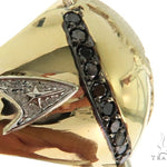 10KY Prong Black Diamond Sword Earth Ring 57222 - Image 3