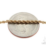 10k Yellow Gold Rope Link Chain 2.7mm 22 Inches    63799 - Image 3