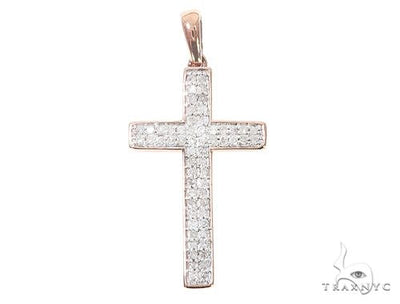 10K Diamond Cross Pendant 65107 - Image 1