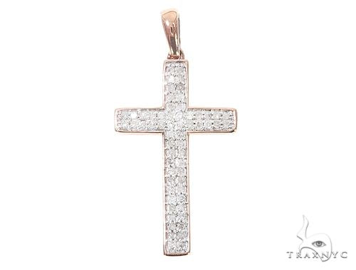 10K Diamond Cross Pendant 65107 - Image 1