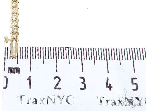 10k YG 3.5mm Diamond Tennis Bracelet 64874 - Image 6