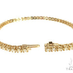 10k YG 4mm Diamond Tennis Bracelet 64873 - Image 3