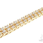 10k YG 5.5mm Diamond Tennis Bracelet 64872 - Image 2