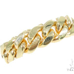 10k Gold 6.5mm Miami Cuban Link Ring 44393 - Image 1