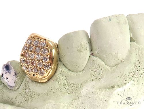 10k Yellow Gold Diamond Fangs 64723 - Image 2