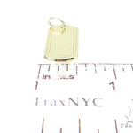 10k Yellow Gold Dog Tag 49736 - Image 5