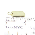 10k Yellow Gold Dog Tag 49736 - Image 6