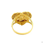 10k Yellow Gold Lady's Big Heart-Shaped Nugget-Style Statement Ring 70190 - Image 4