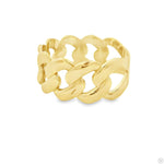 10k Yellow Gold Solid Miami Cuban Ring 10mm 70187 - Image 4
