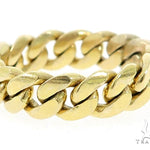 10k Gold 8mm Miami Cuban Link Ring 49611 - Image 1