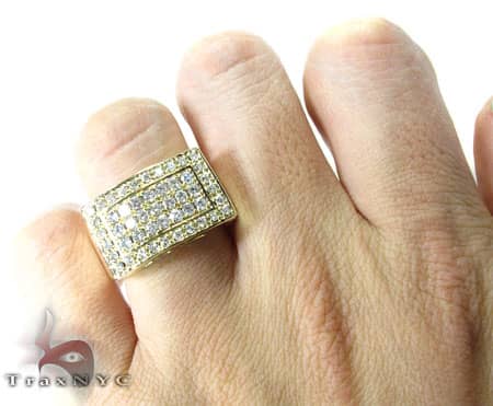 YG 5 Row Prong Ring 11018 - Image 8