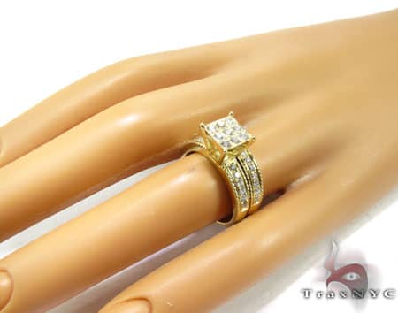 YG Ava Wedding Ring Set 11231 - Image 7