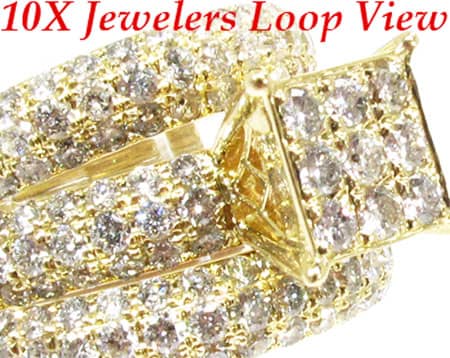 YG Hannah Wedding Ring Set 11233 - Image 3