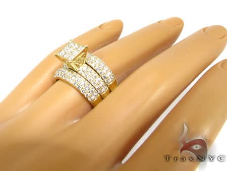 YG Hannah Wedding Ring Set 11233 - Image 7