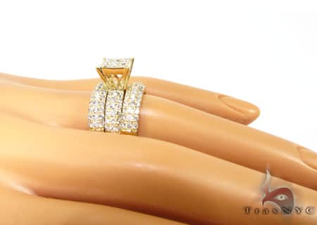 YG Hannah Wedding Ring Set 11233 - Image 9