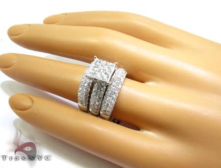 WG Hannah Wedding Ring Set 11234 - Image 7