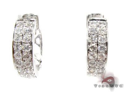 WG High Class Earrings 11372 - Image 1