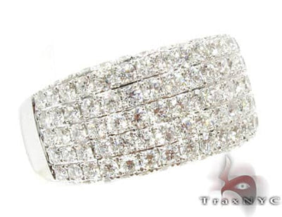 5 Row Frozen Ring 11421 - Image 1