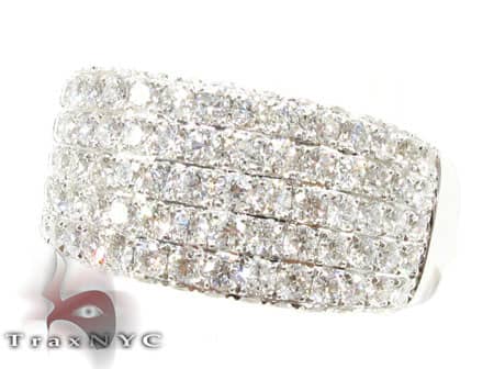 5 Row Frozen Ring 11421 - Image 5