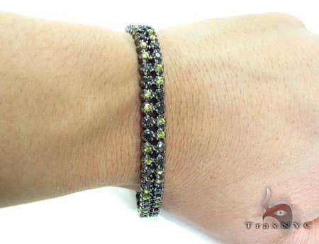 Black Diamond and Canary Bracelet 12338 - Image 10