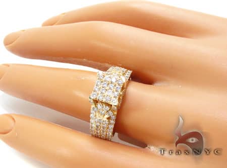 Ladies Yellow Grill Ring 12490 - Image 8