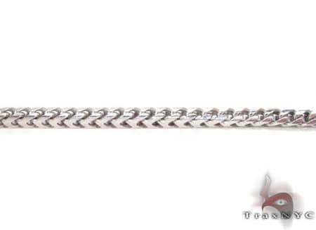 Silver Thin Franco Chain 30 Inches 1.5mm   12727 - Image 3