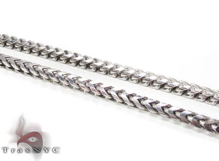 Silver Thin Franco Chain 30 Inches 1.5mm   12727 - Image 1