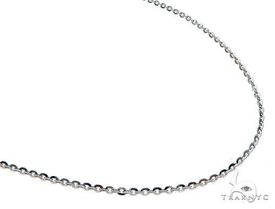 14K WG Mirror Rolo Chain 24 Inches 1mm   65591 - Image 1