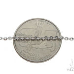 14K WG Mirror Rolo Chain 24 Inches 1mm   65591 - Image 3