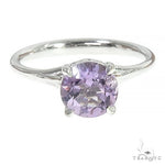 14K Amethyst Solitaire Engagement Ring 66437 - Image 3